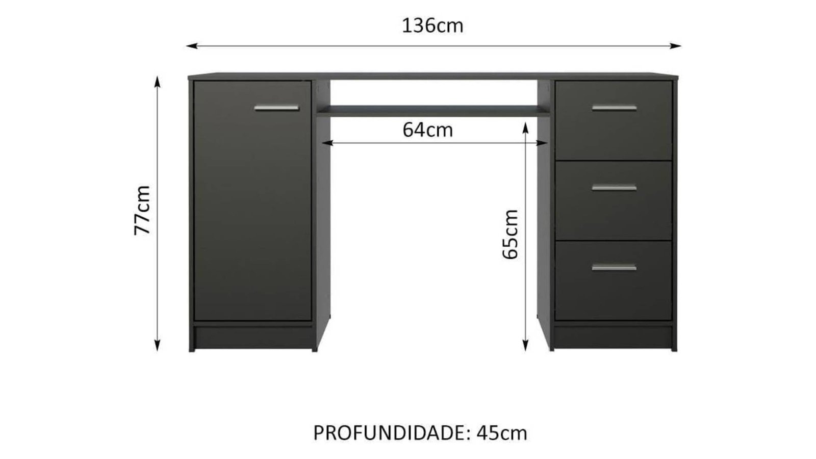 Escrivaninha Alaska da Madesa