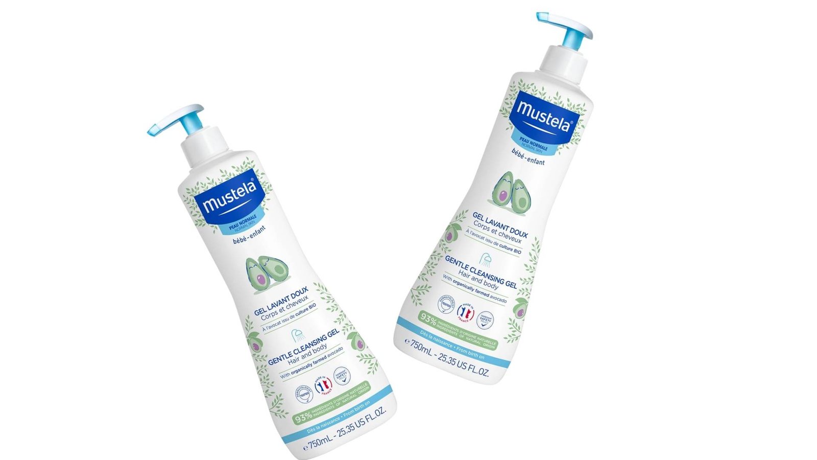 Mustela BR Gel Lavante Suave com Abacate Orgânico 750Ml