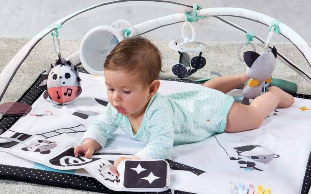 Melhores tapetes ginásio: review Tiny Love Gymini Black & White