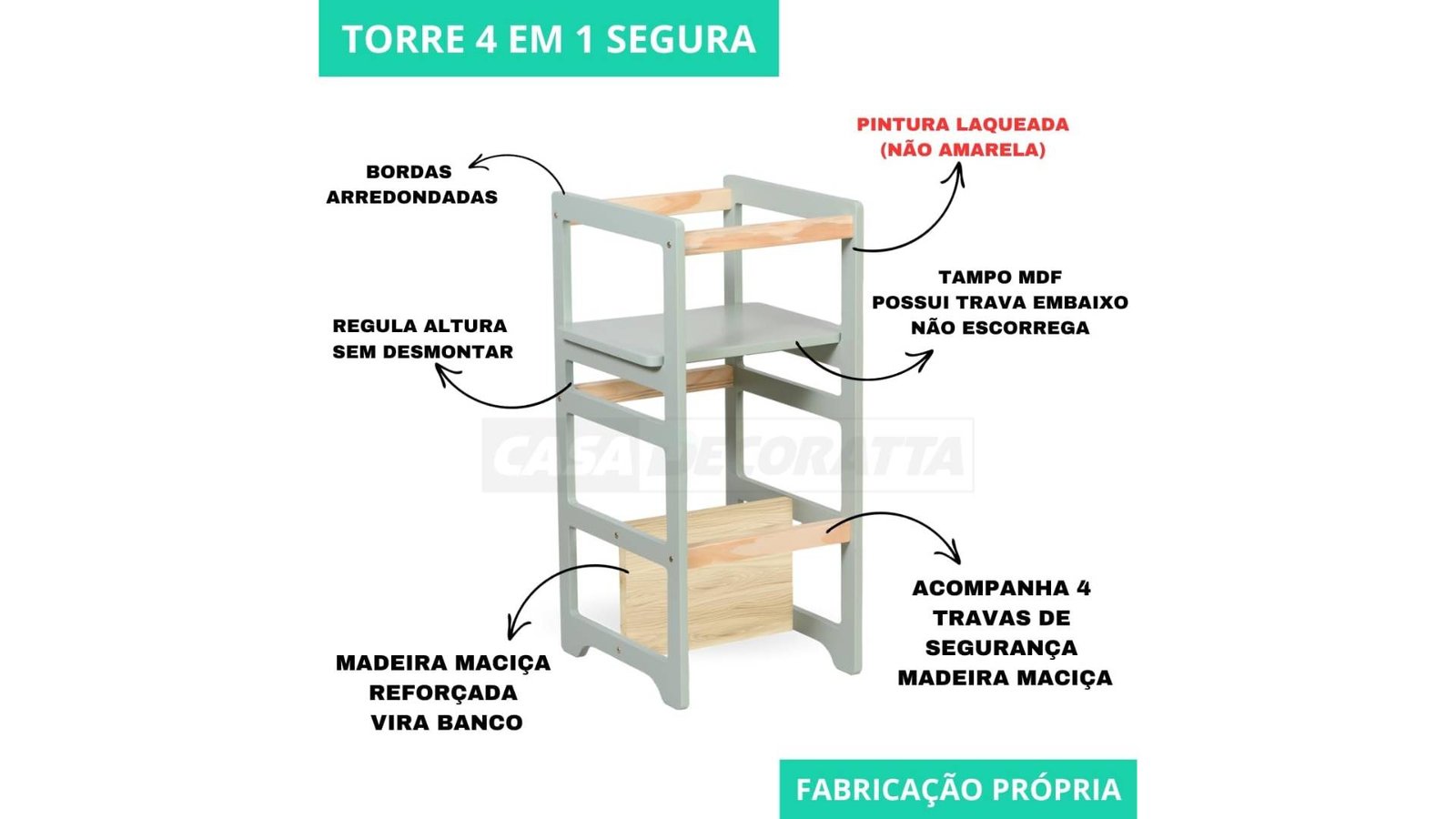 Torre de Aprendizagem Montessori